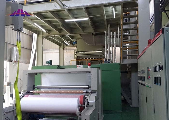 Single Beam PP Spunbond Non Woven Fabric Making Machine High Speed